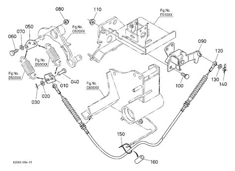 bracket for metal cable kubota|Kubota 1G381.